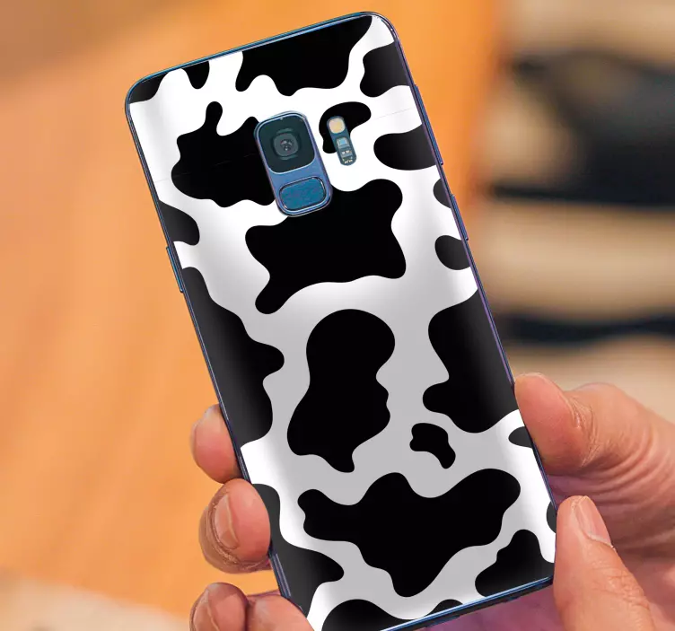 Sticker Samsung Vache texture - TenStickers