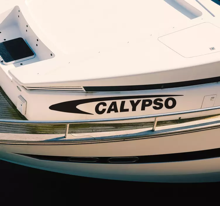 Sticker marin bateau de sport - TenStickers