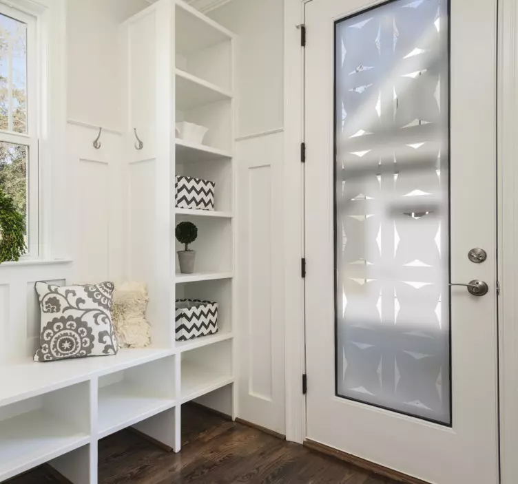 Sticker porte motif étoiles occultants - TenStickers