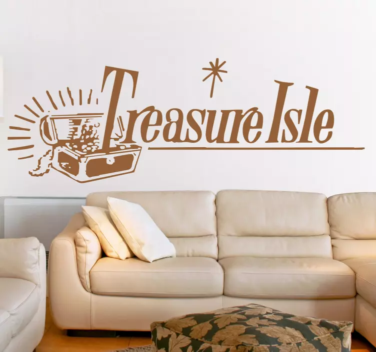 Sticker treasure Isle - TenStickers
