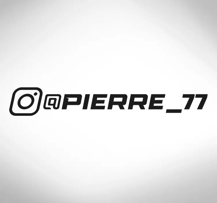 Autocollant voiture instagram racing - TenStickers