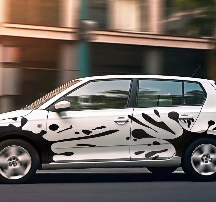 Autocollant voiture taches de peinture - TenStickers