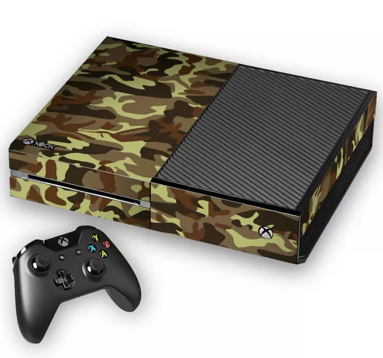Sticker xbox camouflage vert - TenStickers