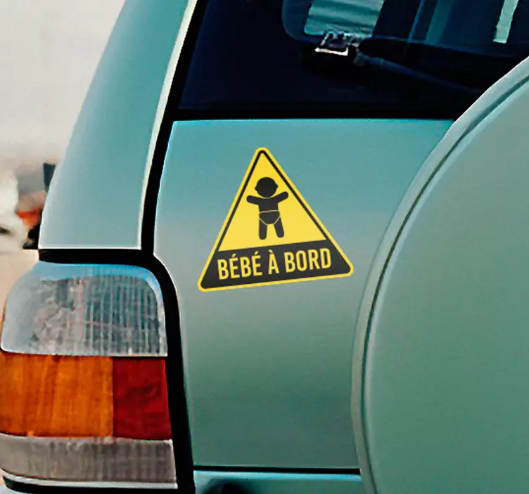 Autocollant Bébé à Bord Signe bébé à bord - TenStickers