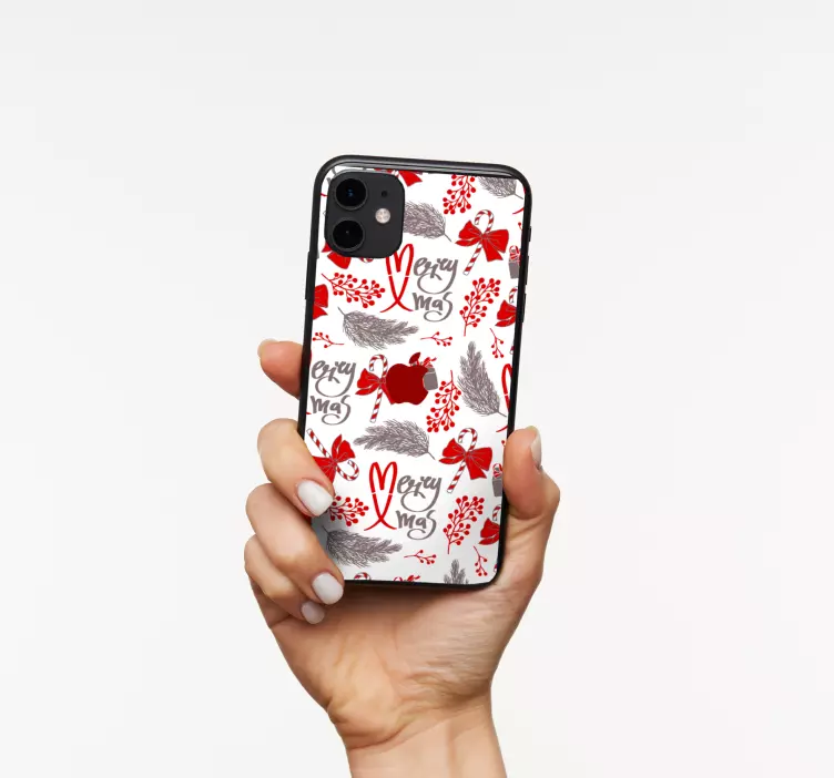 Sticker Noel Modèle sans couture joyeux noël - TenStickers