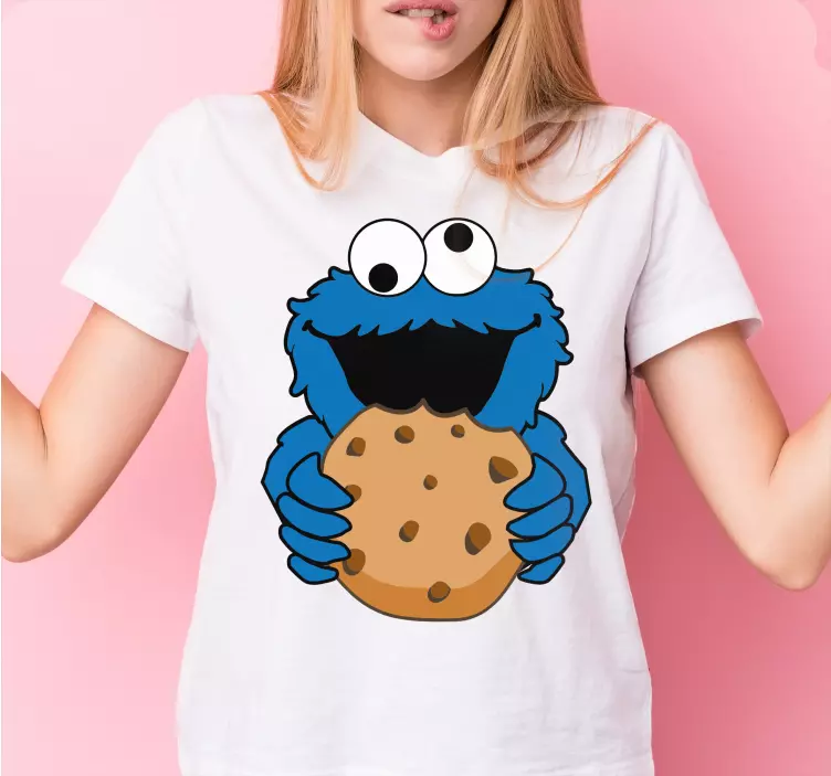 T-shirt cookie monstre personnalisé - TenStickers