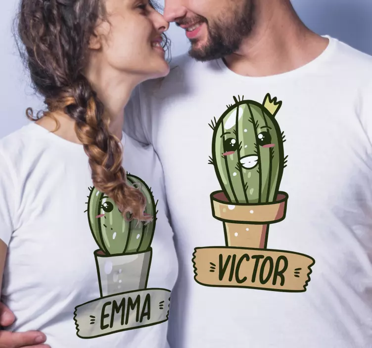 Cactus vous et moi quelques t-shirts - TenStickers