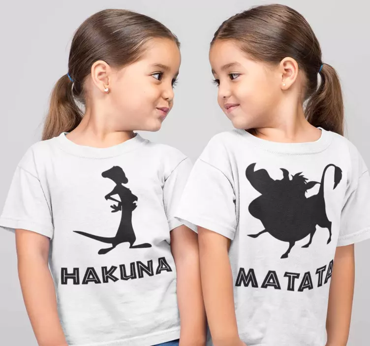 Hakuna matata t-shirt enfant - TenStickers