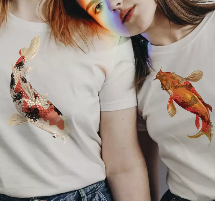 T-shirt Poisson coloré - TenStickers