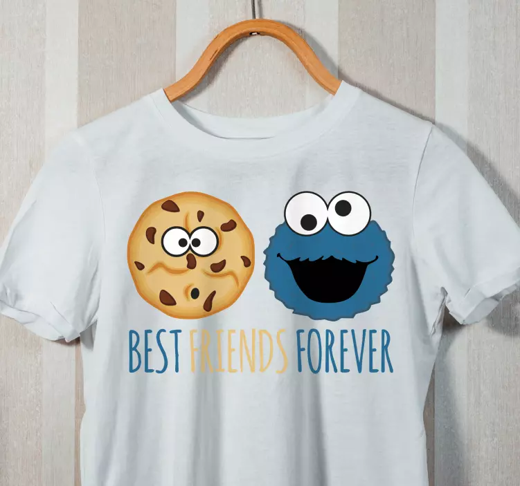 T-shirt cookie et amis monstres - TenStickers