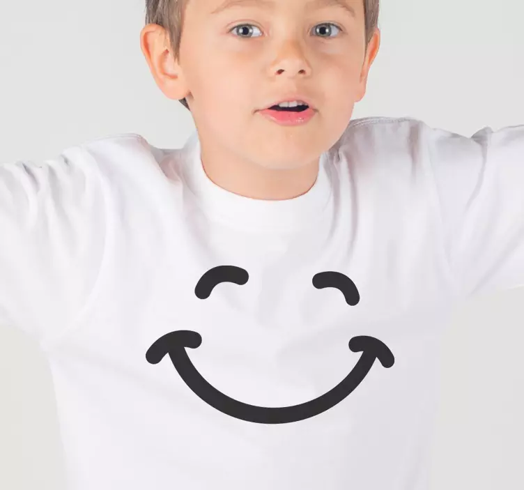 T-shirt enfant conception souriante - TenStickers