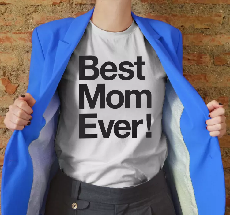 Tee shirt fete des meres Camiseta la mejor madre del mundo - TenStickers