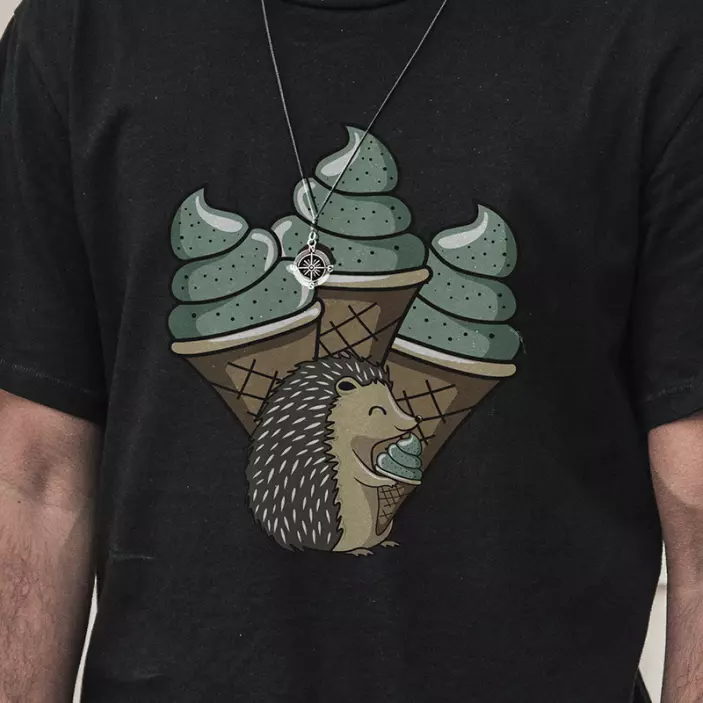 T-shirt Hérisson et glaces - TenStickers