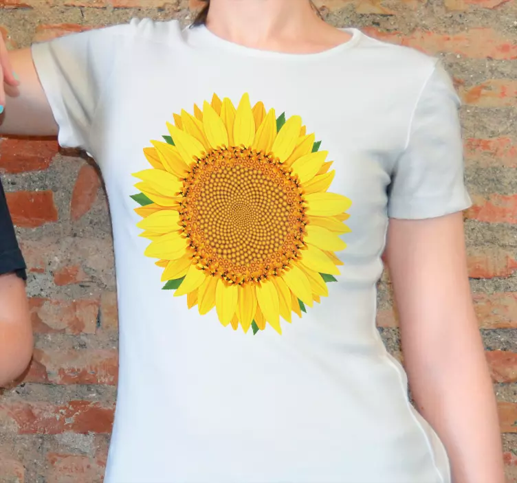 T-shirt tournesol vibrant - TenStickers