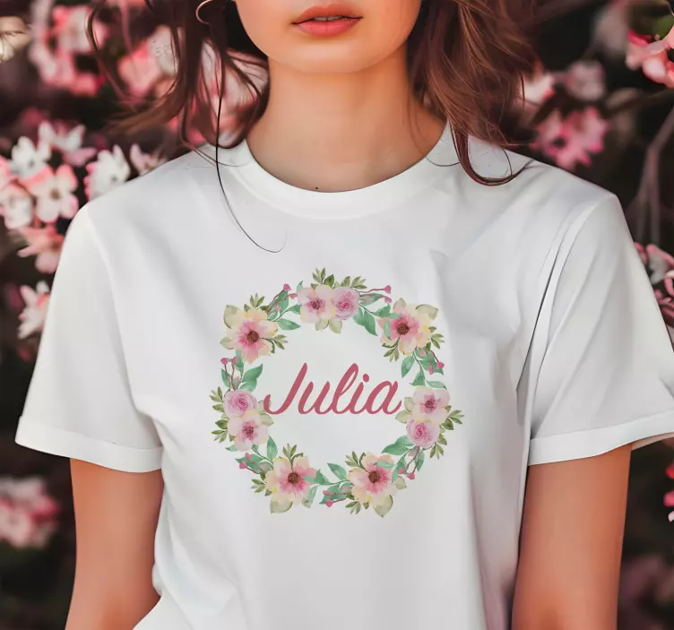T-shirt personnalisé fleurs de printemps - TenStickers