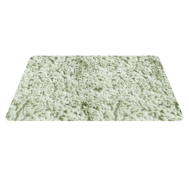 Tapis vinyle salle de bain imitation tissu vert - TenStickers