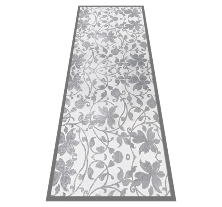 Tapis vinyle cuisine damas de ciment - TenStickers