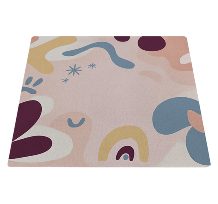 Tapis vinyle extérieur tissu moderne abstrait - TenStickers