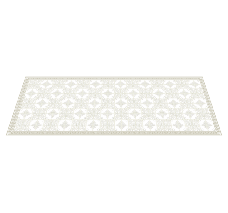 Tapis vinyle cuisine vanille classique - TenStickers
