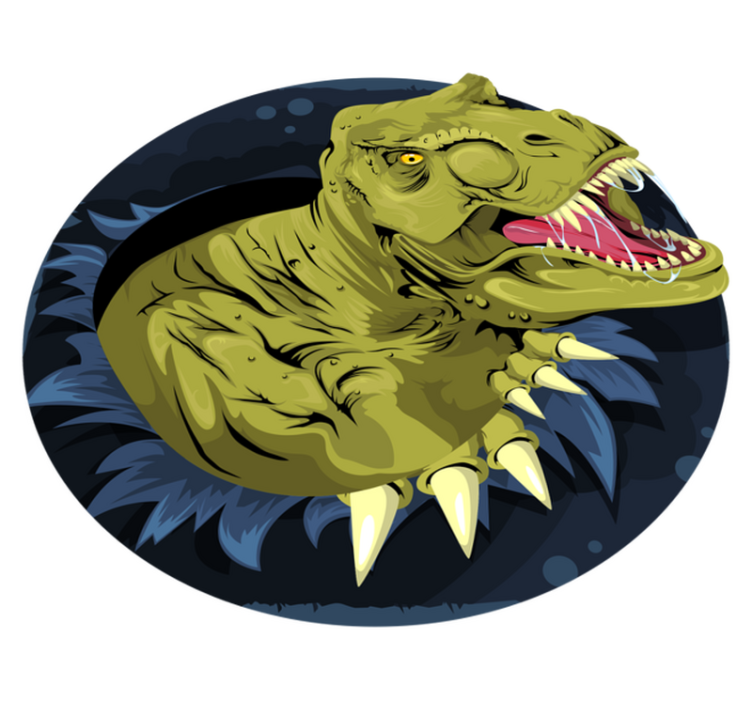 Tapis vinyle animal crâne de tyrannosaurus rex - TenStickers