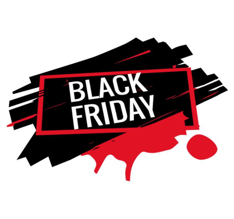 Tapis vinyle black friday stickers modernes black friday - TenStickers