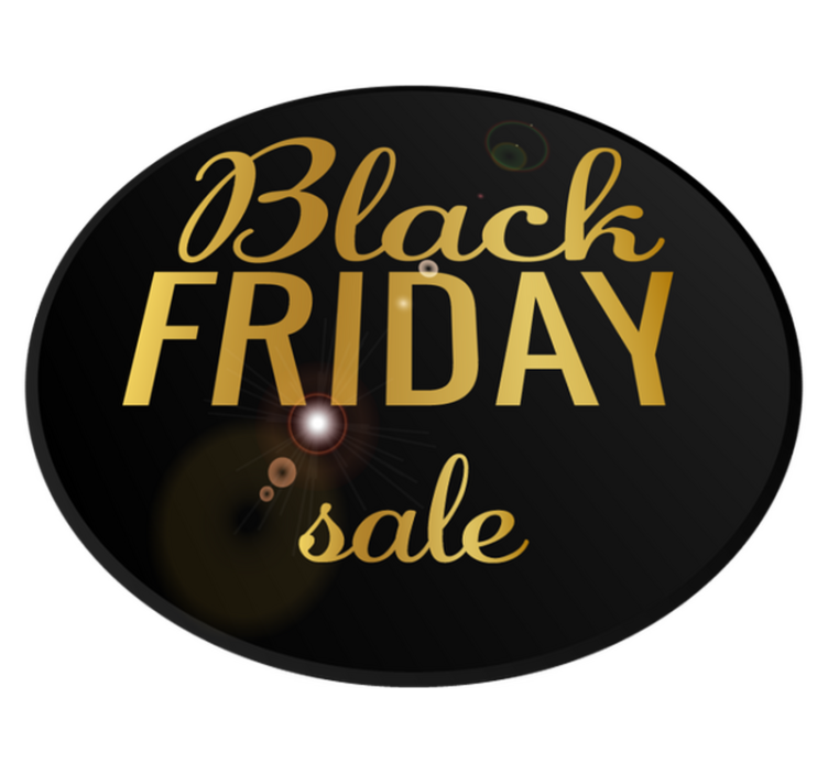Tapis vinyle black friday vente élégante black friday - TenStickers