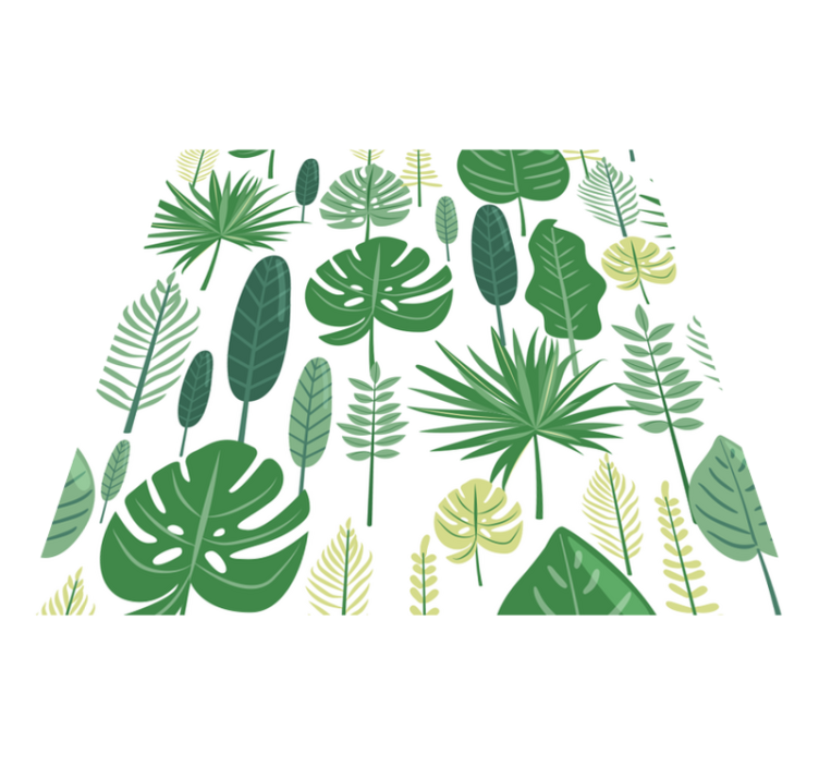 Tapis vinyle plantes monstera élégante - TenStickers
