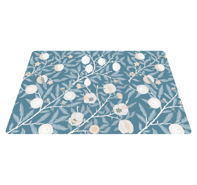 Tapis vinyle plantes motif vintage élégant - TenStickers