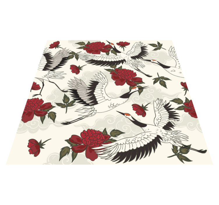 Tapis vinyle plantes tons terre apaisants - TenStickers