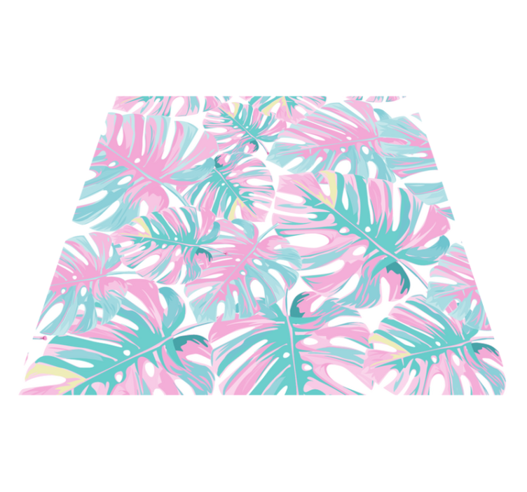 Tapis vinyle plantes monstera délicieuse - TenStickers