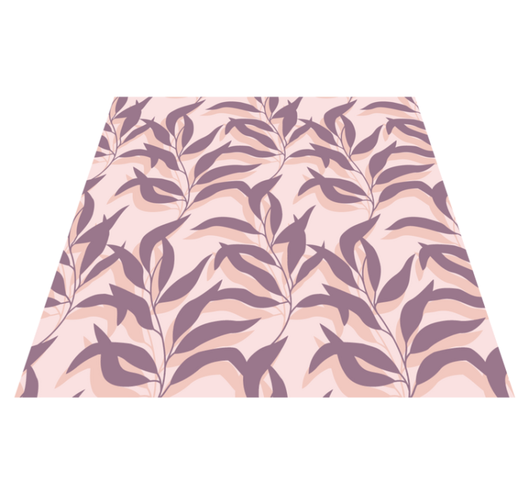 Tapis vinyle plantes design palma tropical blush - TenStickers