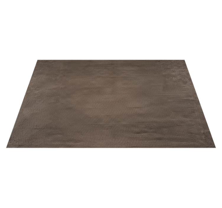 Tapis vinyle marron texture tissée sombre solide - TenStickers