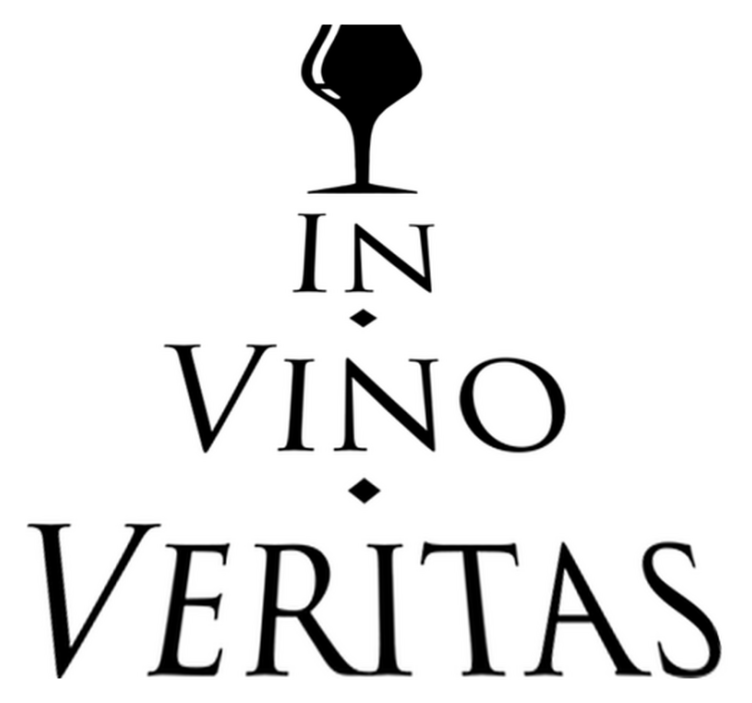 Tapis vinyle cuisine la vérité est dans le vin - TenStickers