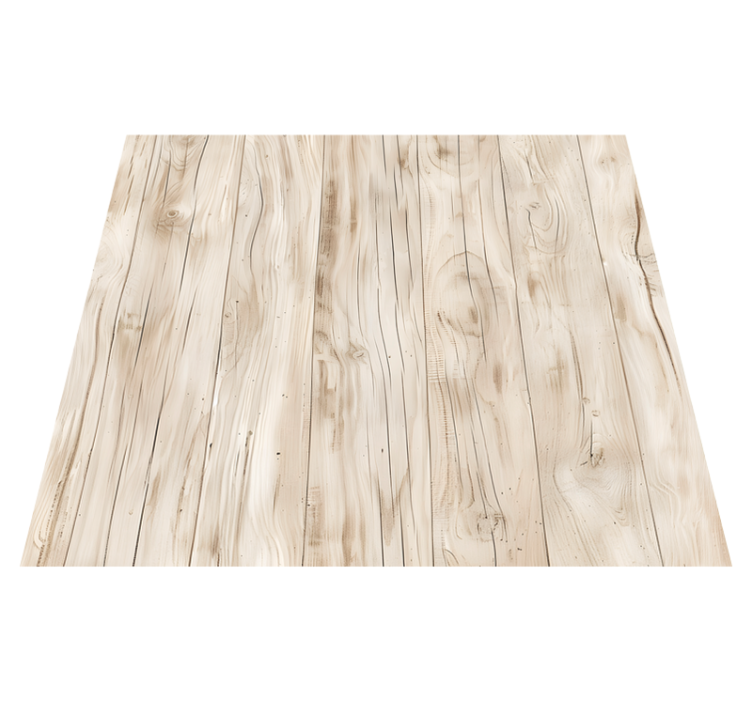 Tapis vinyle salle à manger bois clair pour table - TenStickers