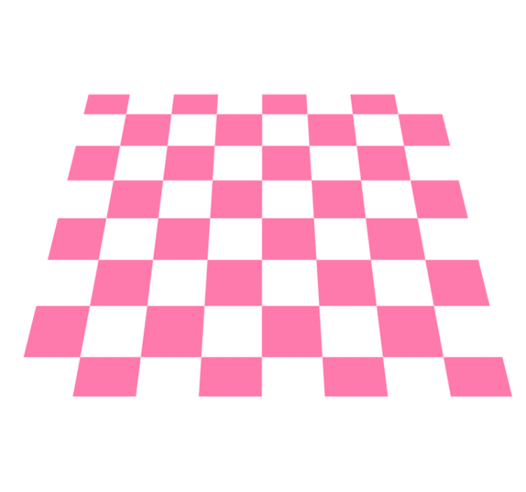 Tapis vinyle cuisine carreaux roses - TenStickers