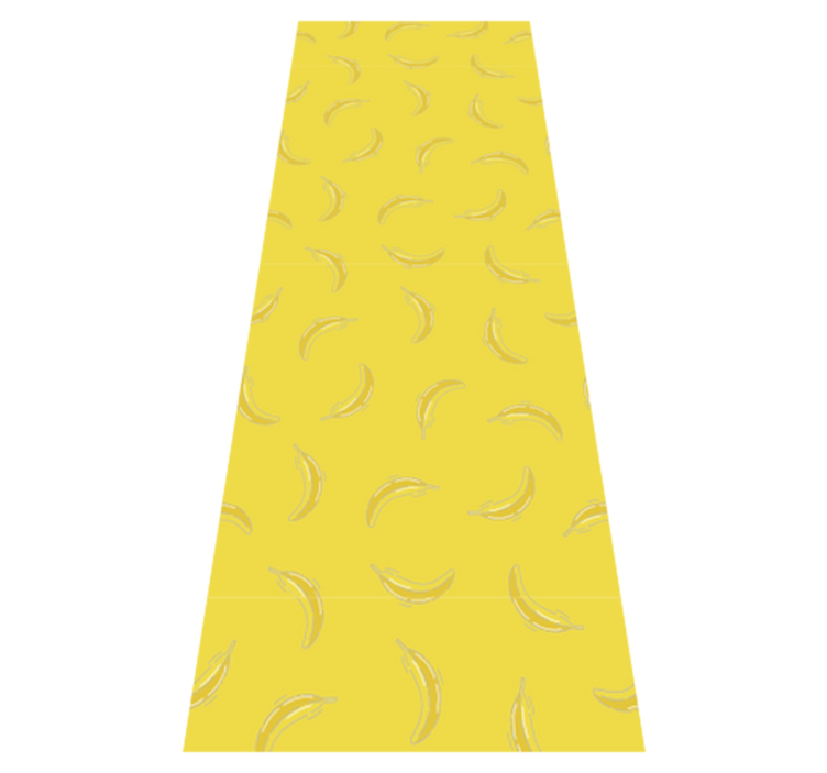Tapis vinyle cuisine jaune pantone bananas - TenStickers