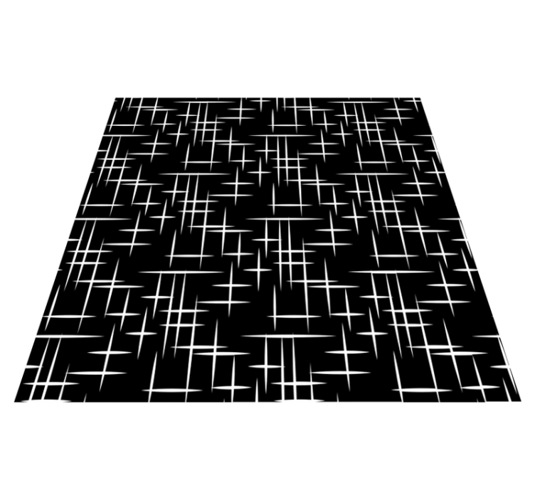 Tapis vinyle salle de bain lignes modernes - TenStickers