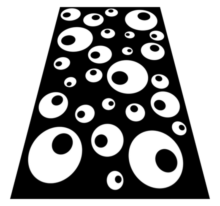 Tapis vinyle salle de bain perles d'eau - TenStickers