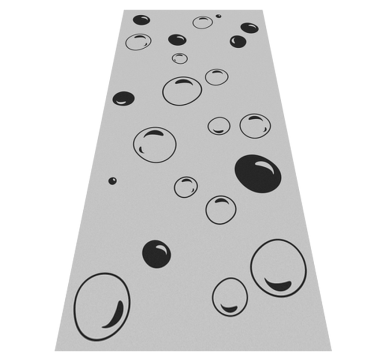 Tapis vinyle salle de bain bulles de douche - TenStickers