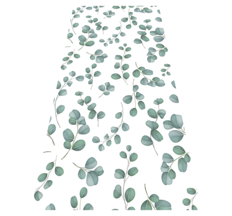 Tapis vinyle plantes design feuillage d'eucalyptus - TenStickers