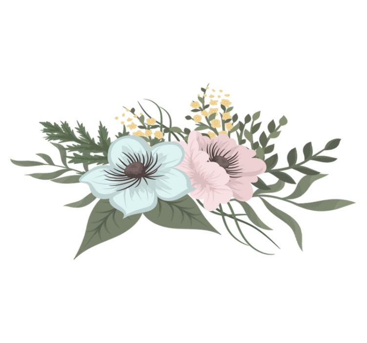 Tapis vinyle plantes arrangement botanique - TenStickers