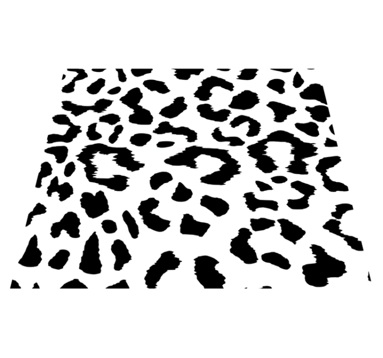 Tapis vinyle motif animal léopard simple - TenStickers