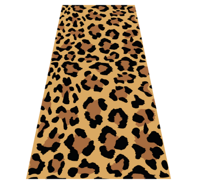 Tapis vinyle motif animal imprimé panthère - TenStickers