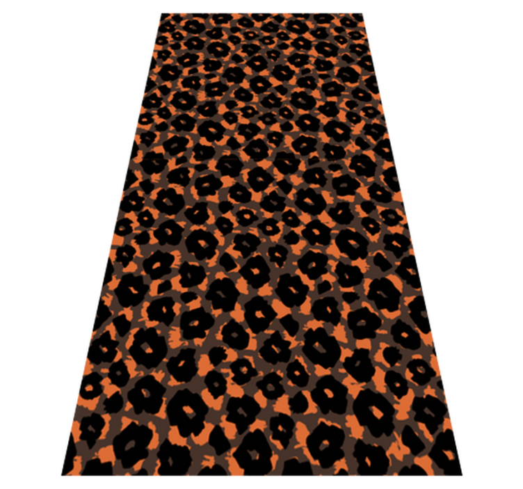 Tapis vinyle motif animal léopard kalahari imitation - TenStickers