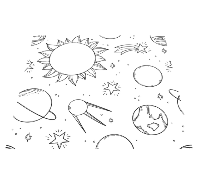 Tapis vinyle étoile version enfant - TenStickers