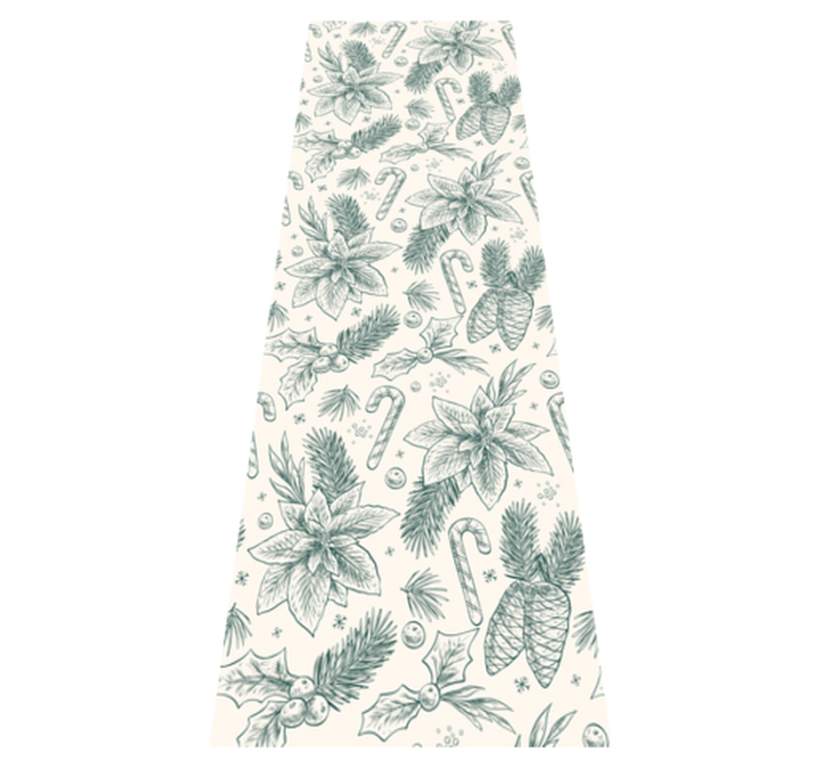 Tapis vinyle noël motif cadeaux dessinés à la main - TenStickers