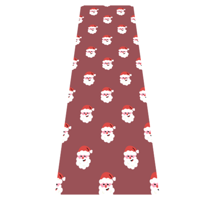 Tapis vinyle noël motif rouge père noël - TenStickers