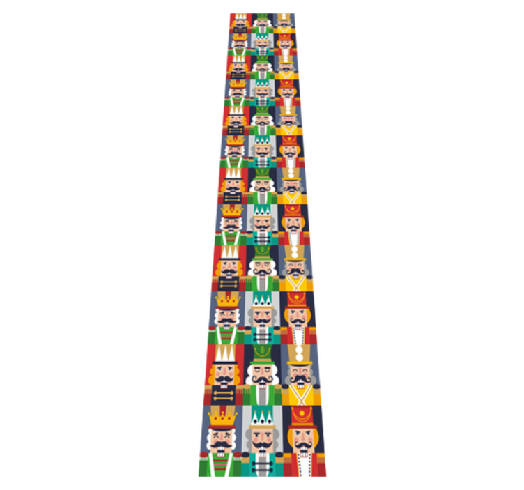 Tapis vinyle noël cadres de casse-noisette - TenStickers