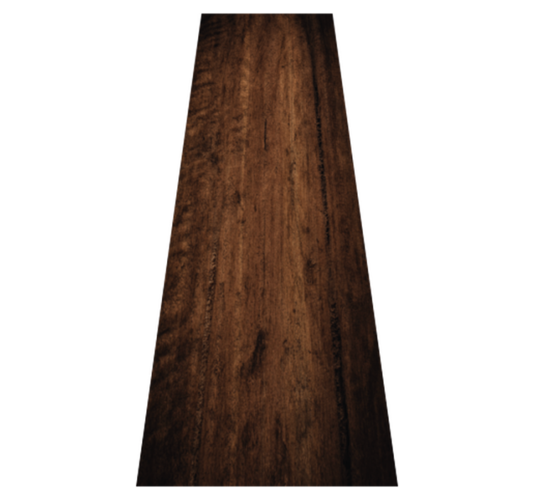 Tapis vinyle chambre bois patiné brun foncé - TenStickers