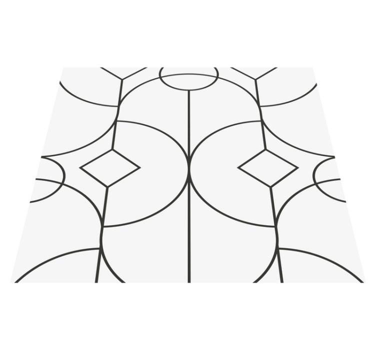 Tapis vinyle chambre motif élégant classique - TenStickers